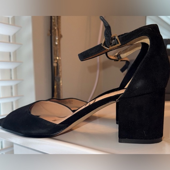 Sam Edelman minimalists party Elegant Black Heels size 8.5 - Picture 4 of 7